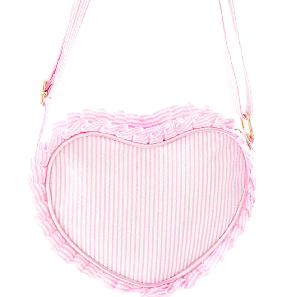 Pink Lolita Heart Crossbody Bag