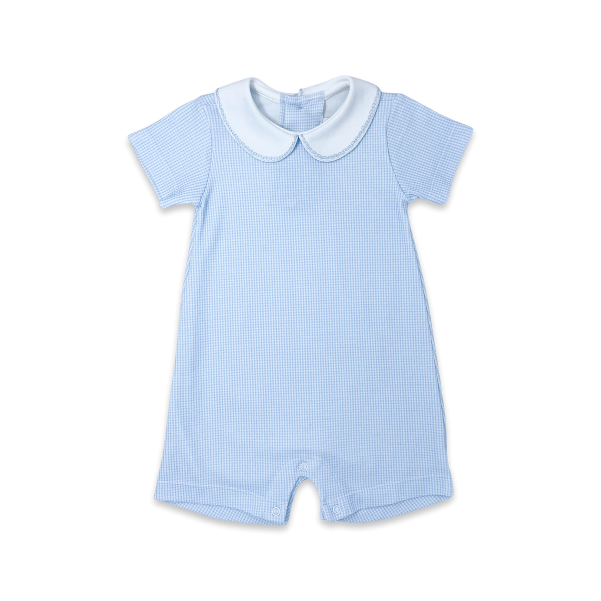 Precious Play Bubble - Baby Blue Minigingham | Swaddle OKC