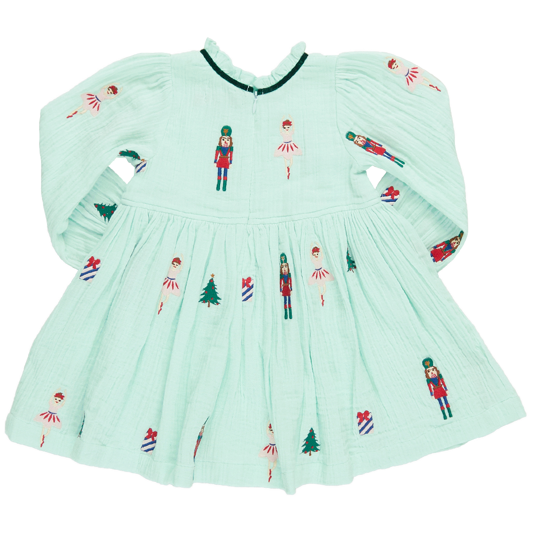 Charlie Dress - Nutcracker Embroidery | Swaddle OKC